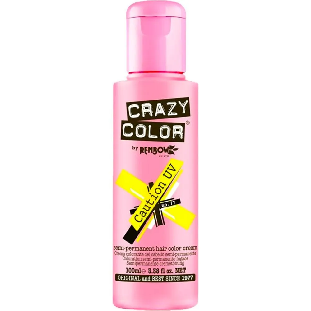 Crazy Colour Caution UV Hair Dye 100ml