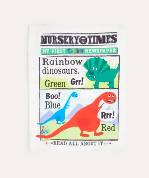 Crinkly Newspaper - Rainbow Dinosaurs