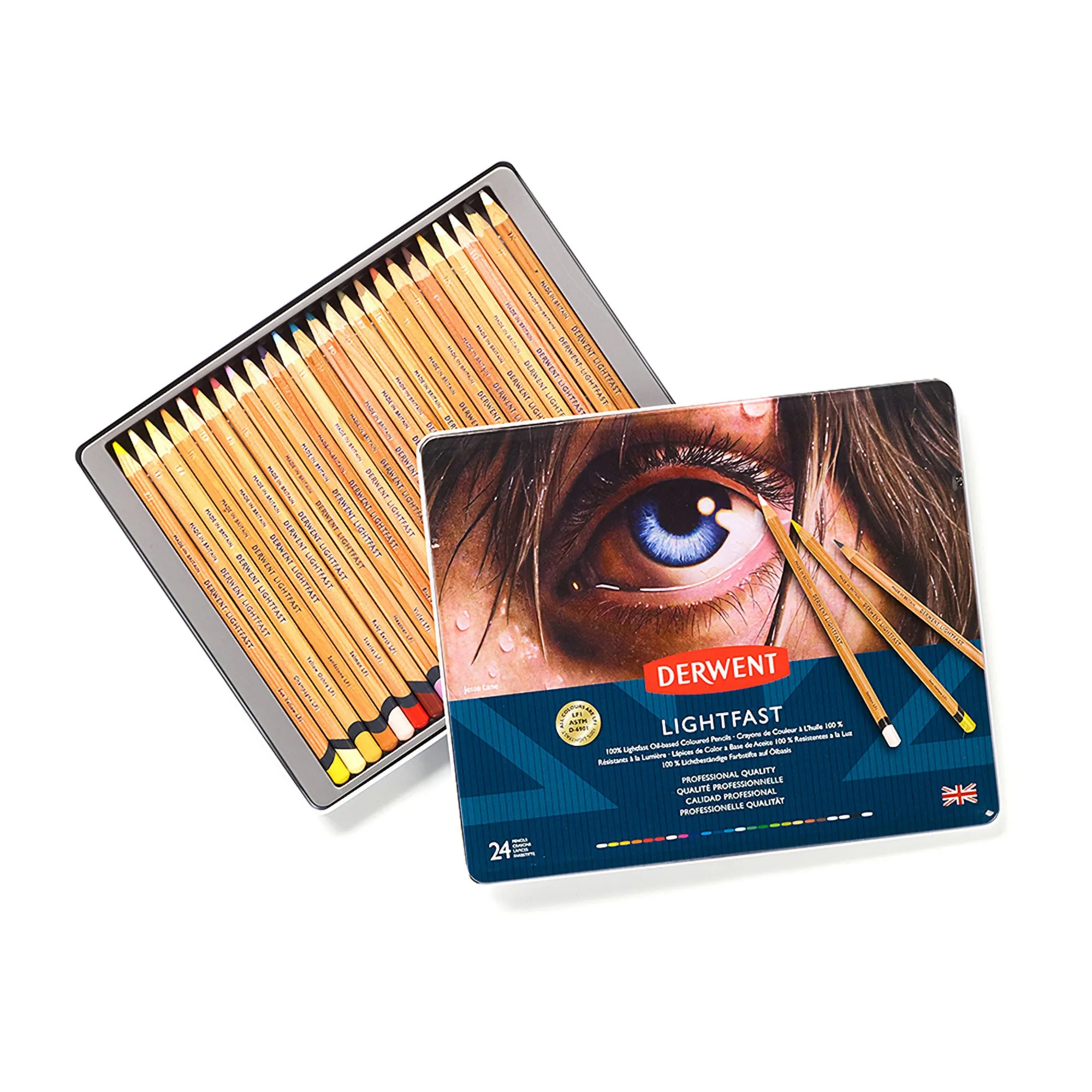 Derwent Lightfast Coloured Pencils - Set of 24