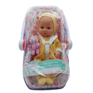 Doll Baby on Carrier Seat 16in