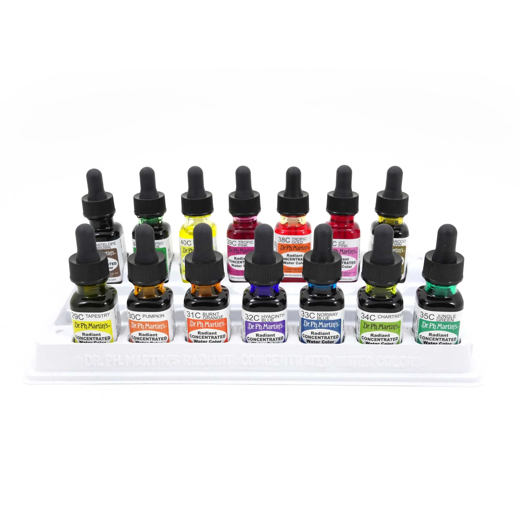 Dr. Ph. Martin's Radiant Concentrated Watercolour Ink - Set C