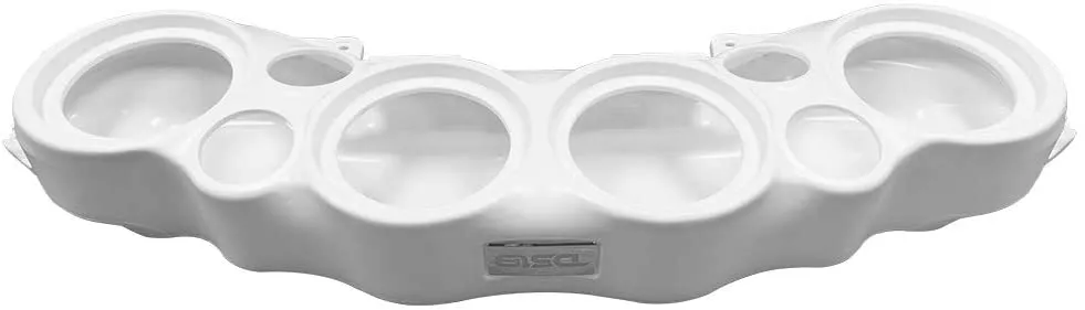 DS18 Overhead Sound Bar System for Jeep JL JLU JT 4x8" Speakers Tweeters White