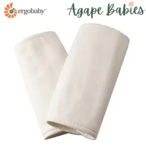 Ergobaby Teething Pads Cream 100% Cotton