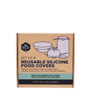 Ever Eco Reusable Silicone Food Covers - set of 6