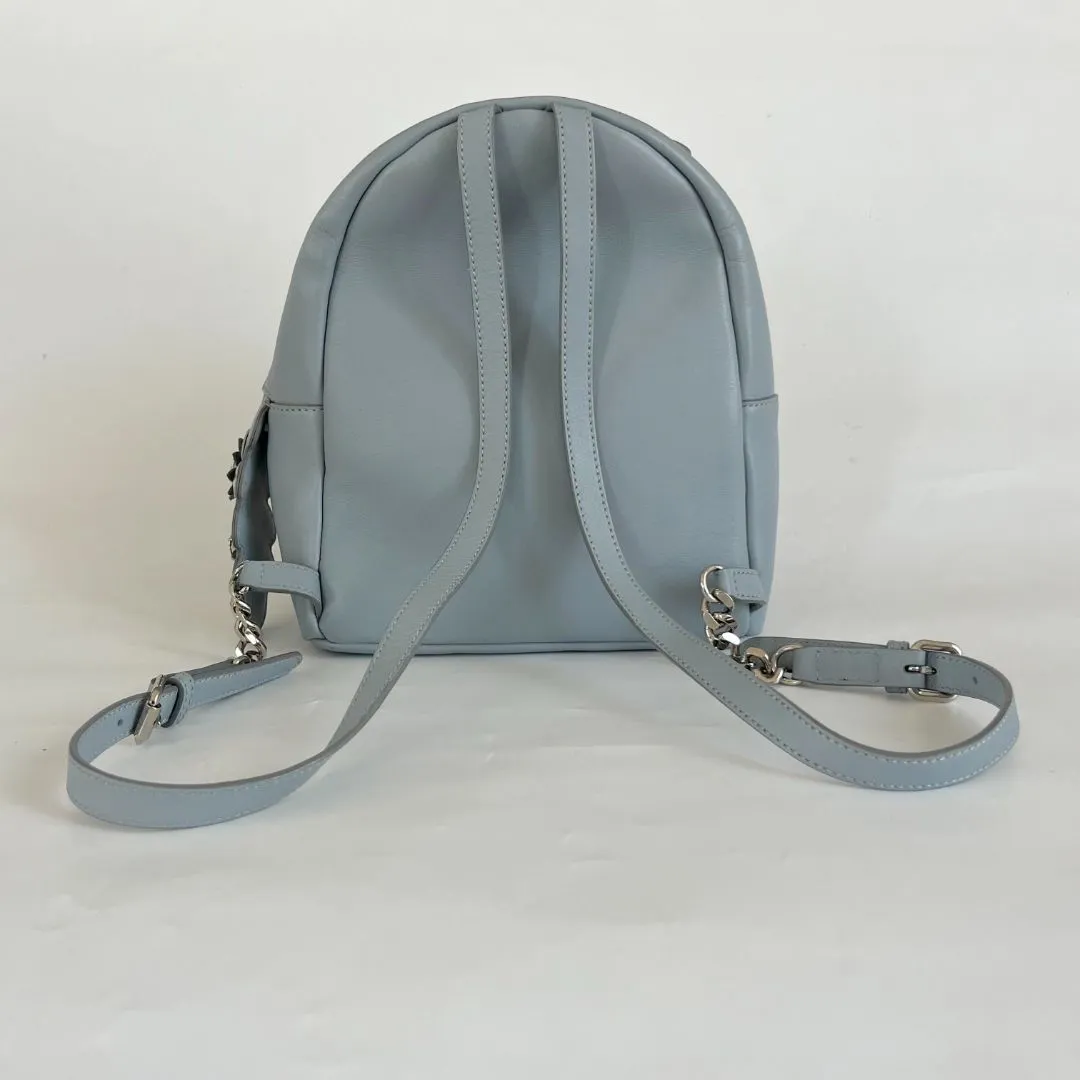 Fendi By The Way light blue leather Mini backpack