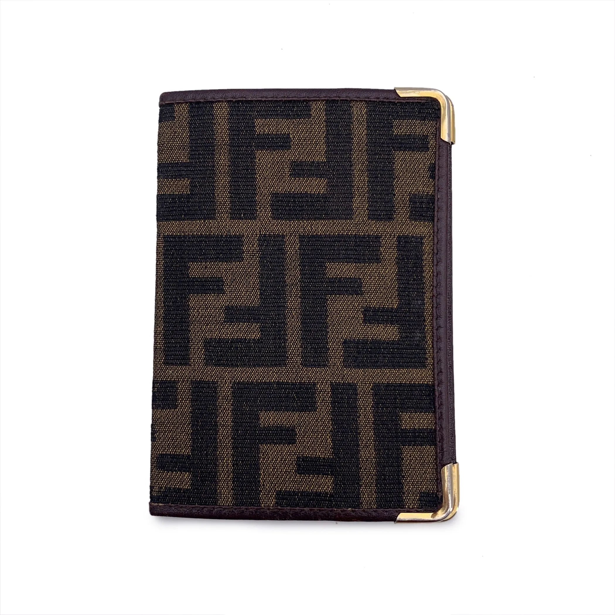 Fendi Vintage Zucca Monogram Canvas Document Holder