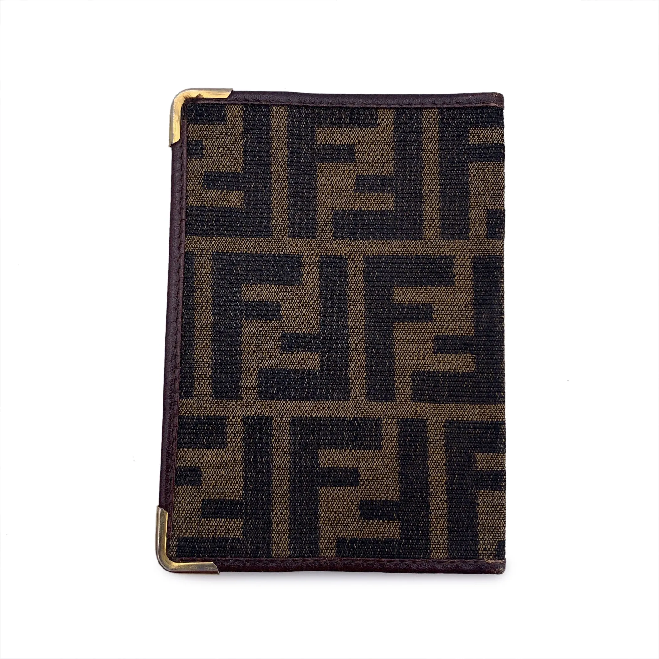 Fendi Vintage Zucca Monogram Canvas Document Holder