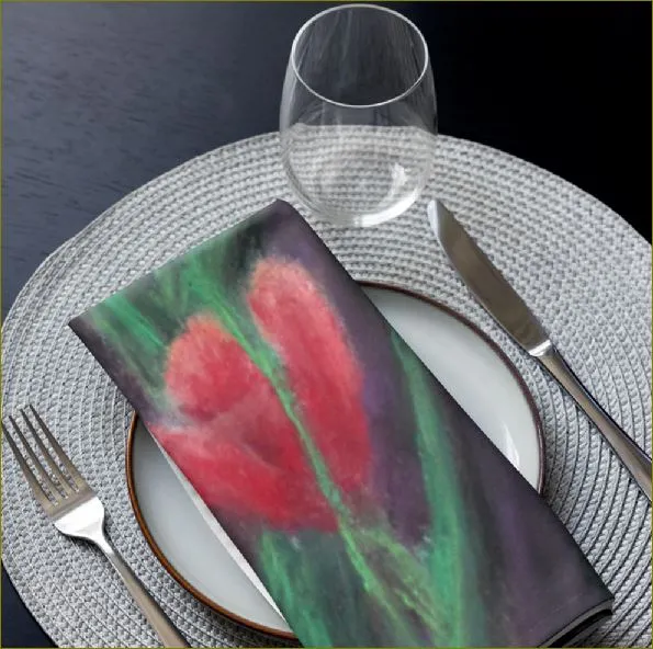 Floral Dreams ~ Cloth Napkin Set