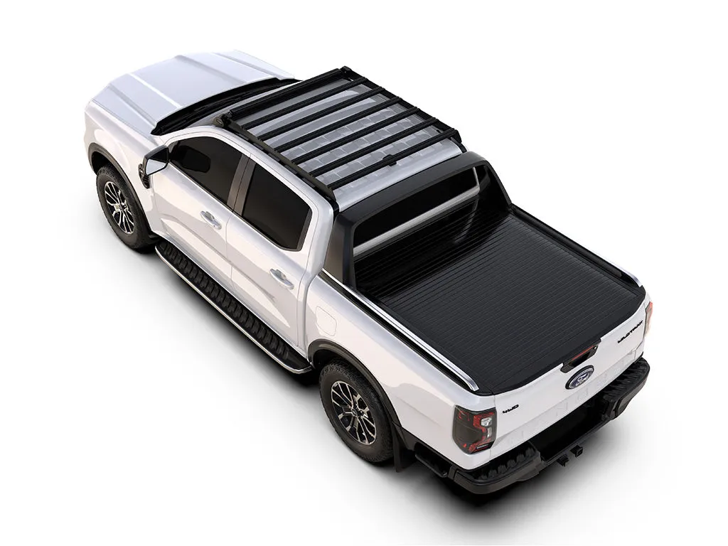 Ford Ranger T6.2 Double Cab (2022-Current) Slimsport Roof Rack Kit / Lightbar Ready - by Front Runner