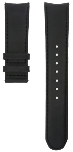 Formex Essence Butterfly Black Leather Strap 22mm