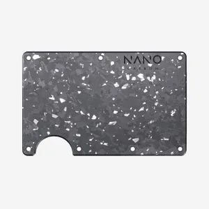 Front & Back Wallet Cover Plates (Nero/Argento)