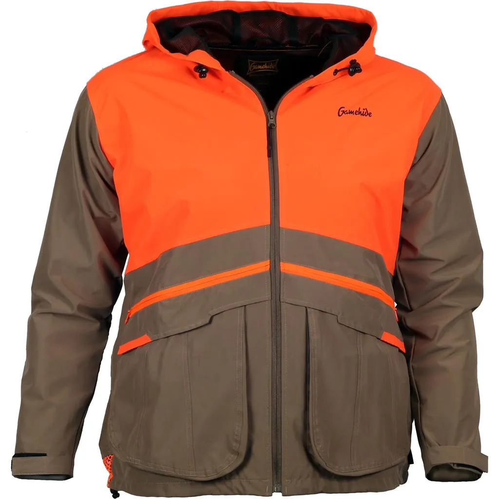 Gamehide Flusher Upland Rain Jacket Tan/Orange 3X-Large