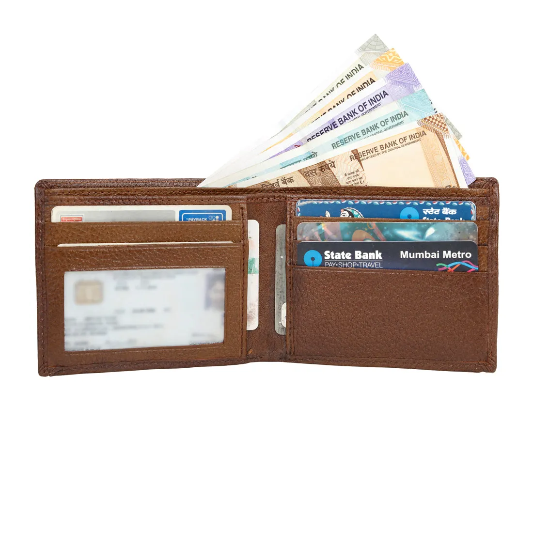 Genuine Grained Leather Trailblazer Wallet For Men