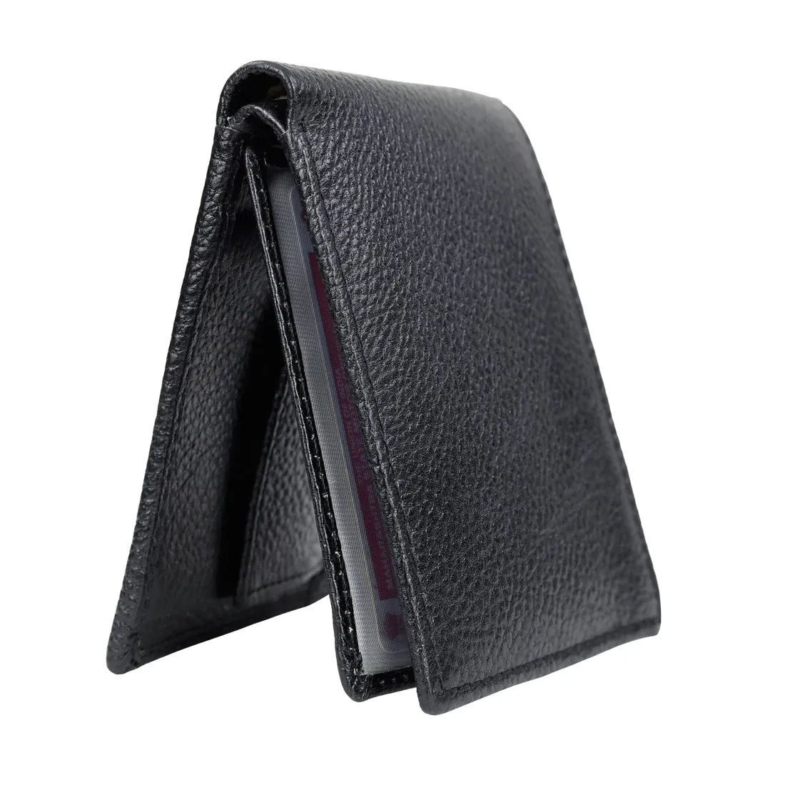 Genuine Grained Leather Wallet For Men