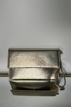 Glossy Rectangle Wristlet Clutch Bag