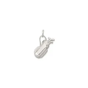 Golf Bag Pendant (Silver)