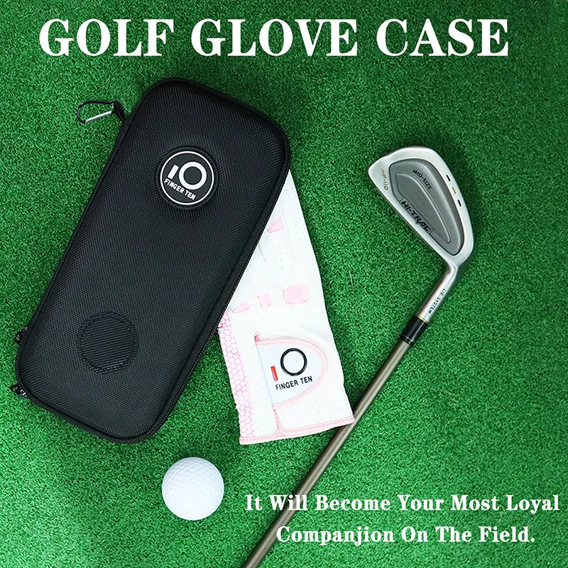 Golf Gloves Holder Case with Clip Hook