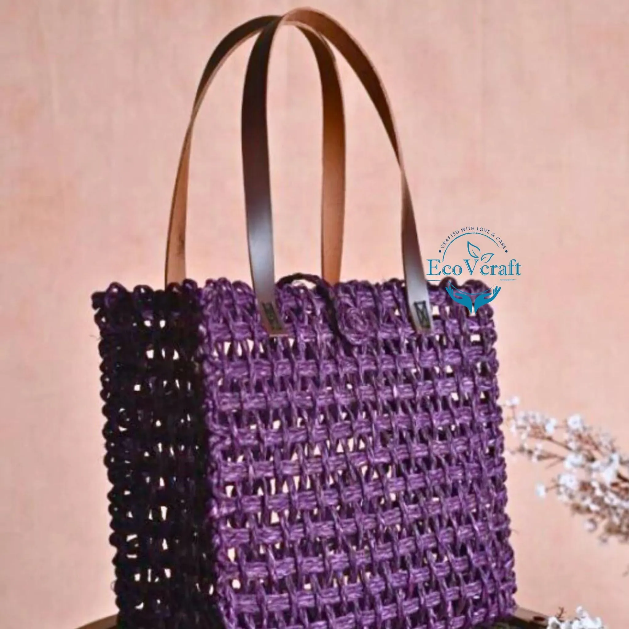 Handmade Sabai Grass Mesh Bag