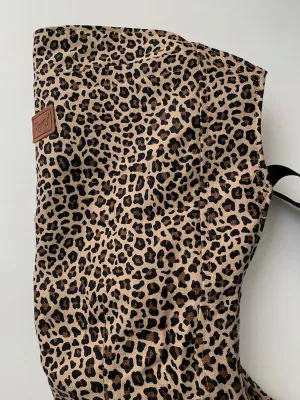 Happy Baby - Doll Carrier | Leopard   Black Webbing