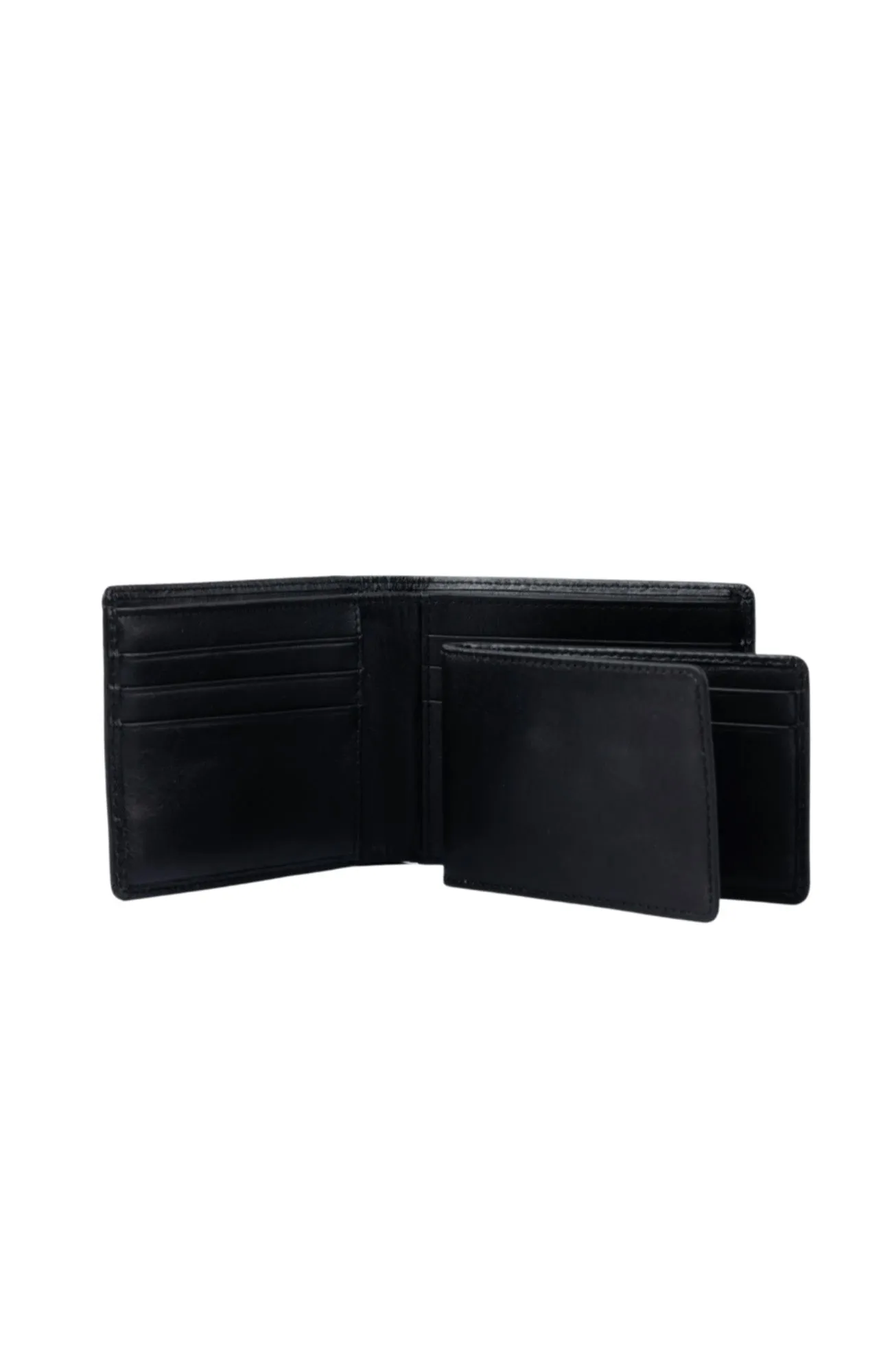 High River 2 Leather Wallet Black