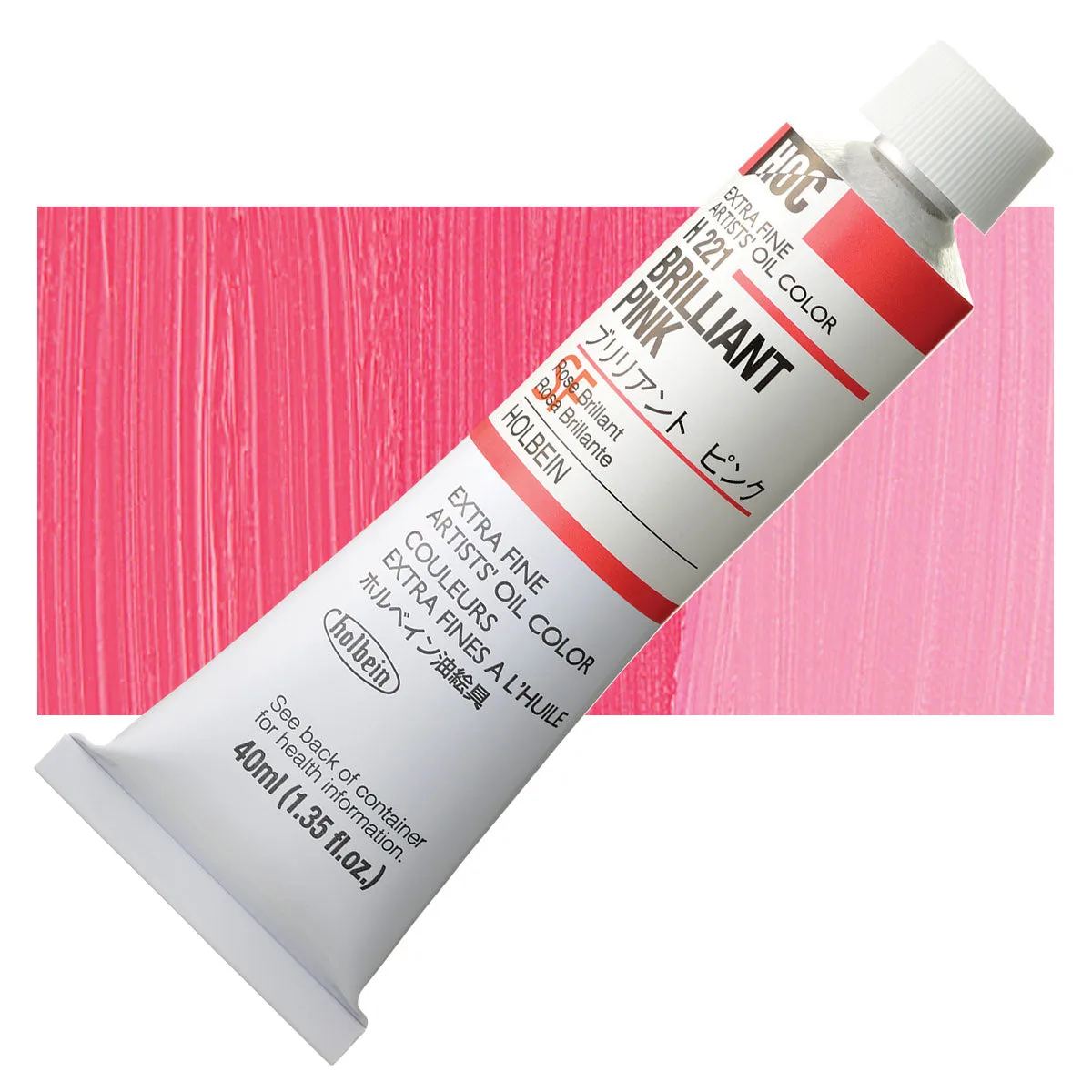 Holbein Artists Oil Colors Brilliant Pink 40Ml