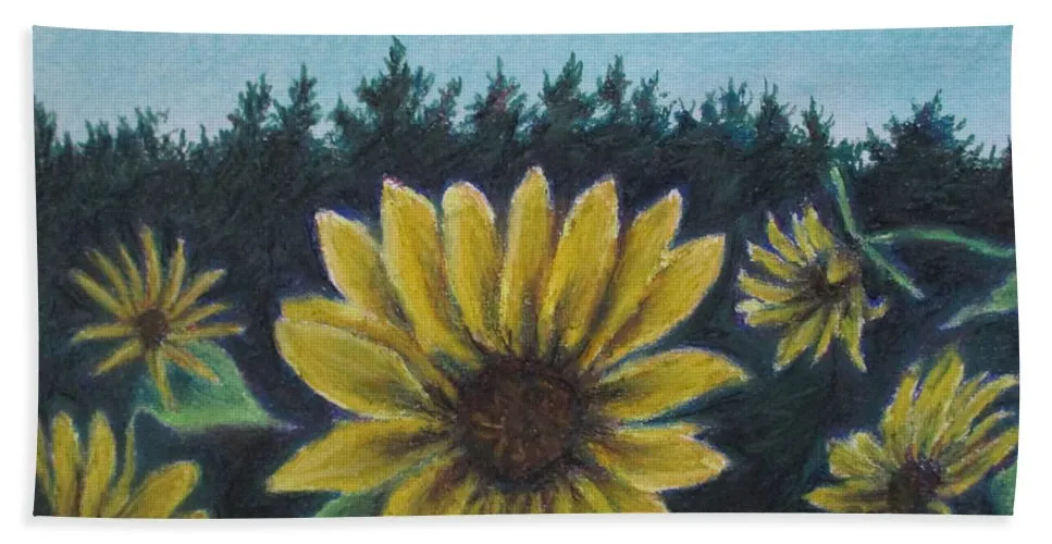 Hours of Flowers - Beach Towel