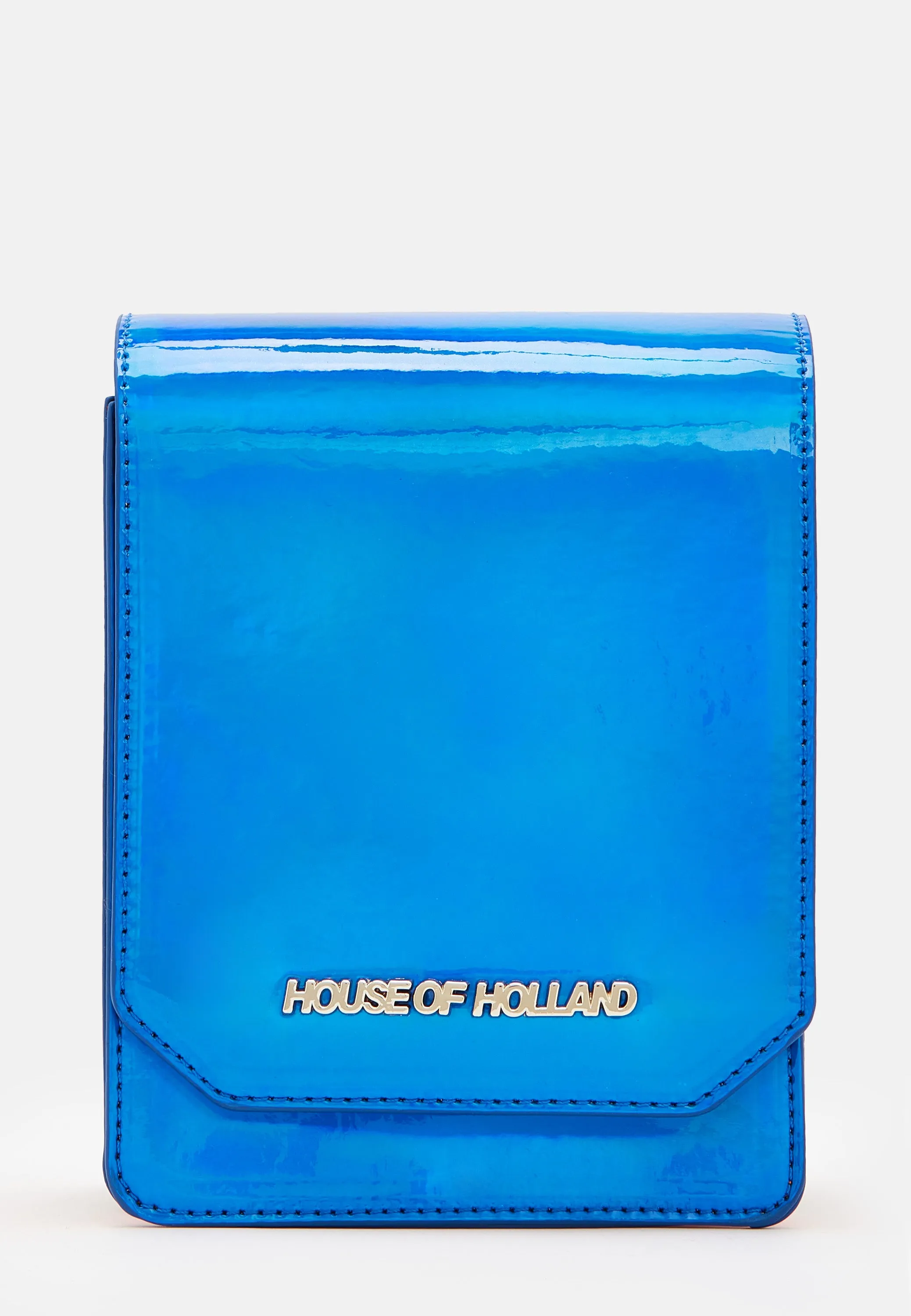 House Of Holland Multi-Pocket Crossbody Bag Blue