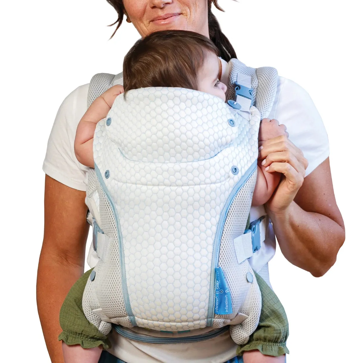 Infantino StayCool 4-in-1 convertible carrier White Birth to 48 months