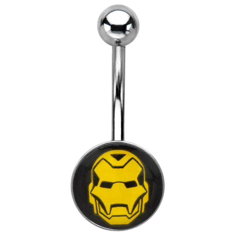 Iron Man Belly Ring