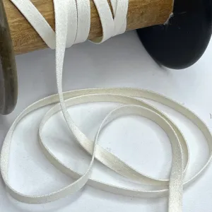 Ivory Vegan Suede Ribbon