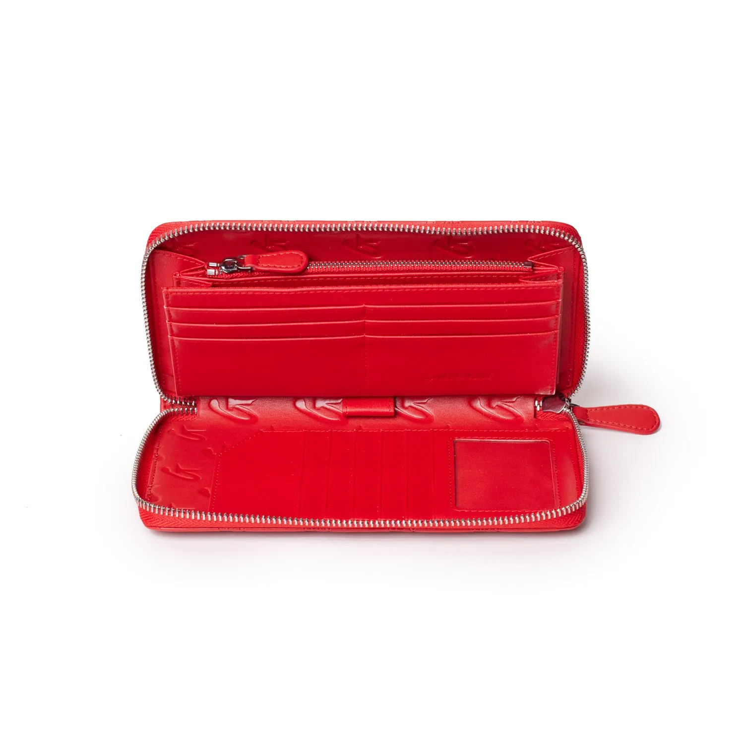 JUMBO MONOGRAM WALLET - RED