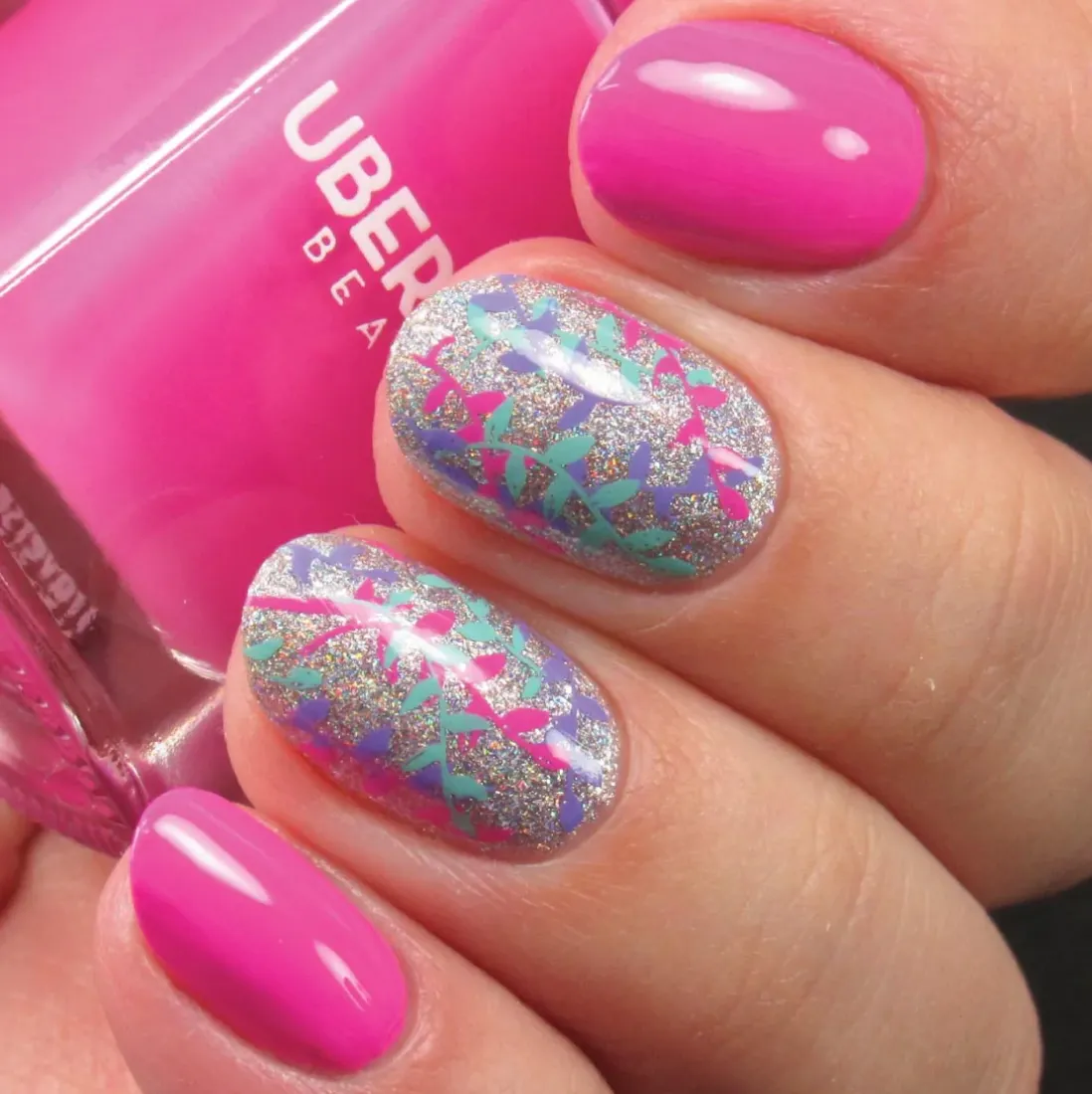 Kiss Me On My Tulips - Stamping Polish - Uber Chic 12ml