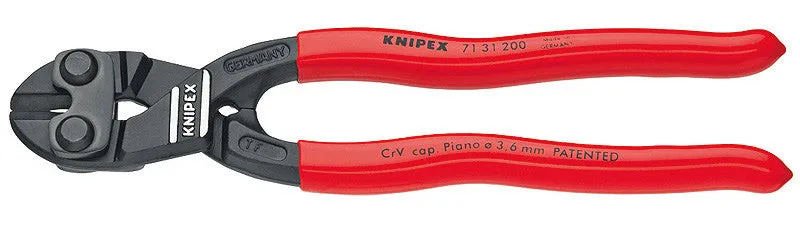 Knipex 71 31 200 CoBolt Compact Bolt Cutters with recess for easier cutting of thicker wires - 200mm