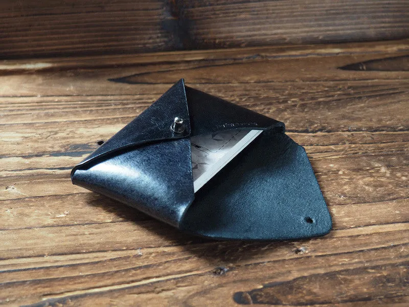 Leather Business Card Holder #Black