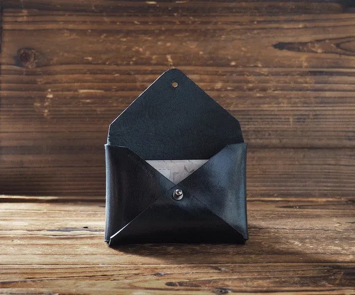 Leather Business Card Holder #Black