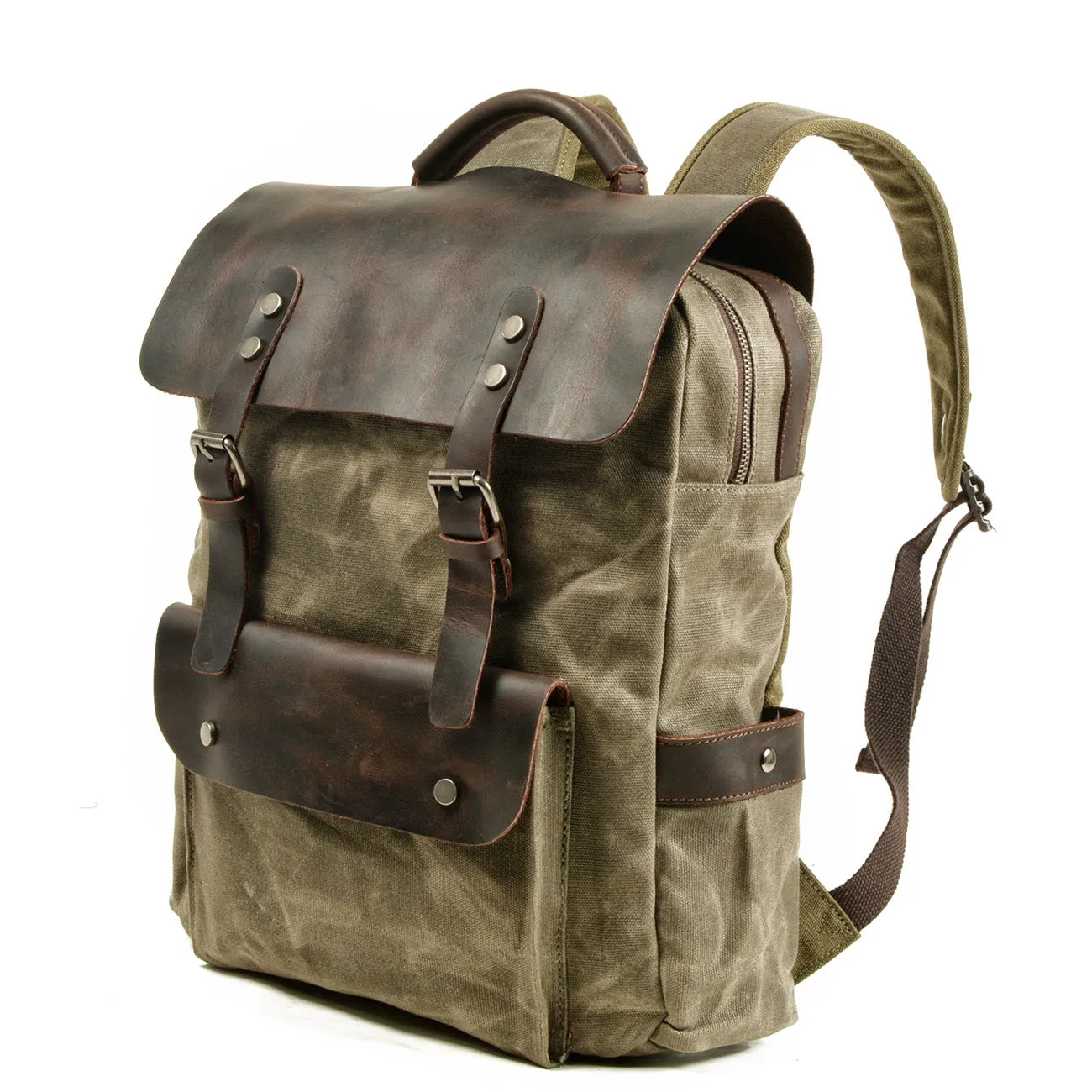 Leisure Water Proof Outdoor Canvas Backpack 8064