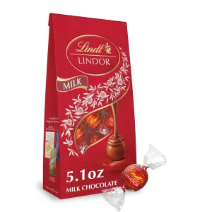 Lindor's Holiday Milk Chocolate Truffles 5.1oz Bag