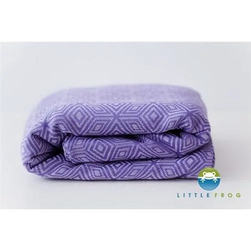 Little Frog Woven Wrap - Jacquard Lavender Cube