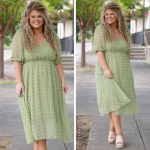 Looking Chic Dress, Green