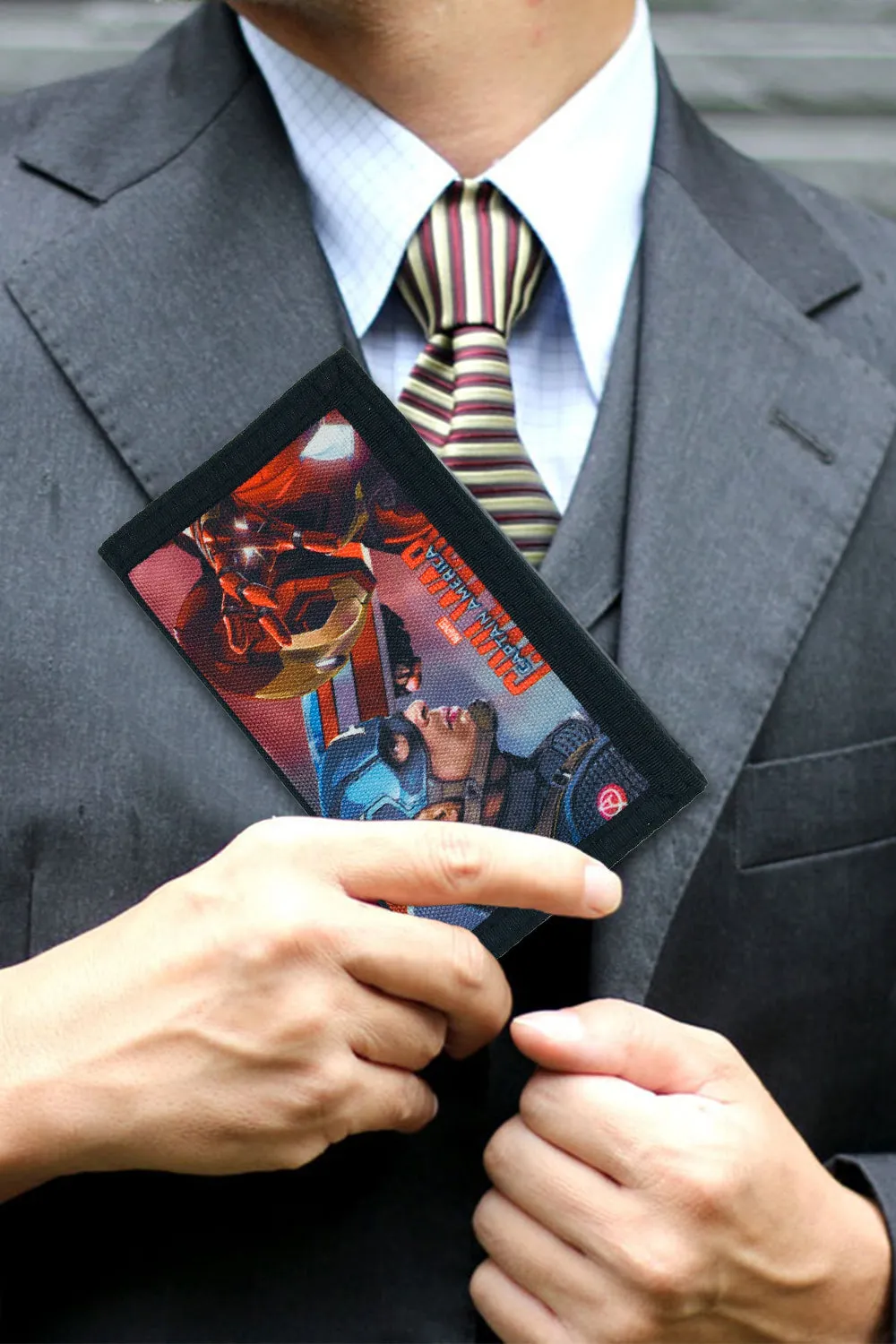 Marvel Civil War Velcro Wallet