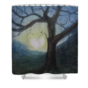 Midnight Hearts - Shower Curtain