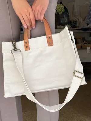 Mini Box Canvas Tote