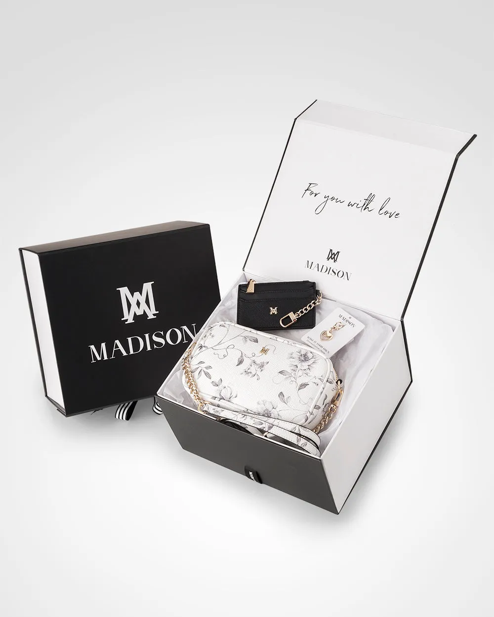 Mini Monica 3 Piece Giftbox - Handbag, Cardholder & Personalisation Charm