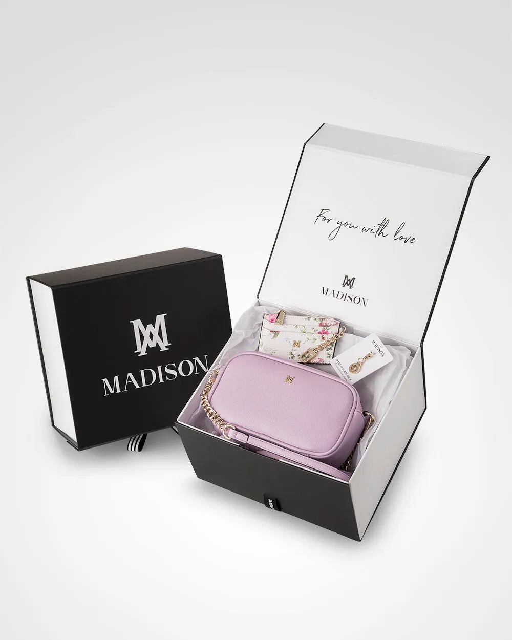 Mini Monica 3 Piece Giftbox - Handbag, Cardholder & Personalisation Charm