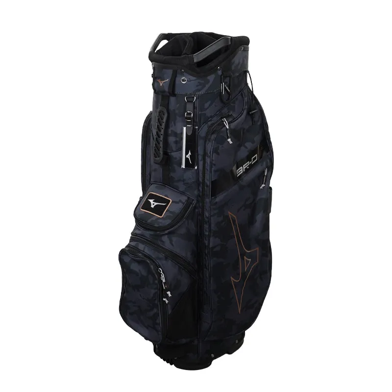 MIZUNO BR-D3C Cart Bag (Black Camo/Copper)