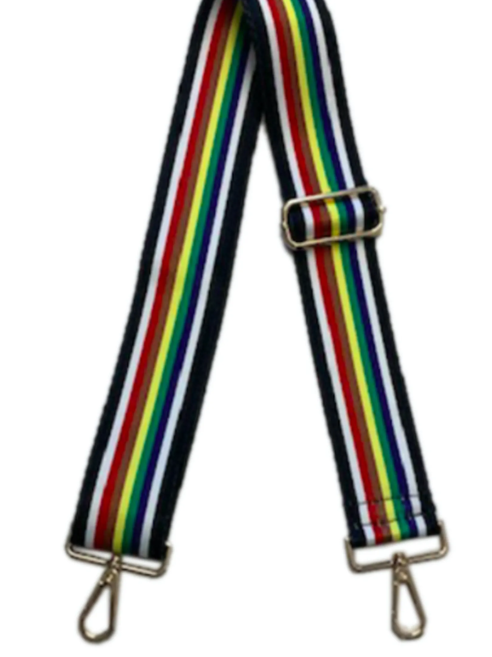 Multi colored rainbow striped Adjustable bag strap 🌈