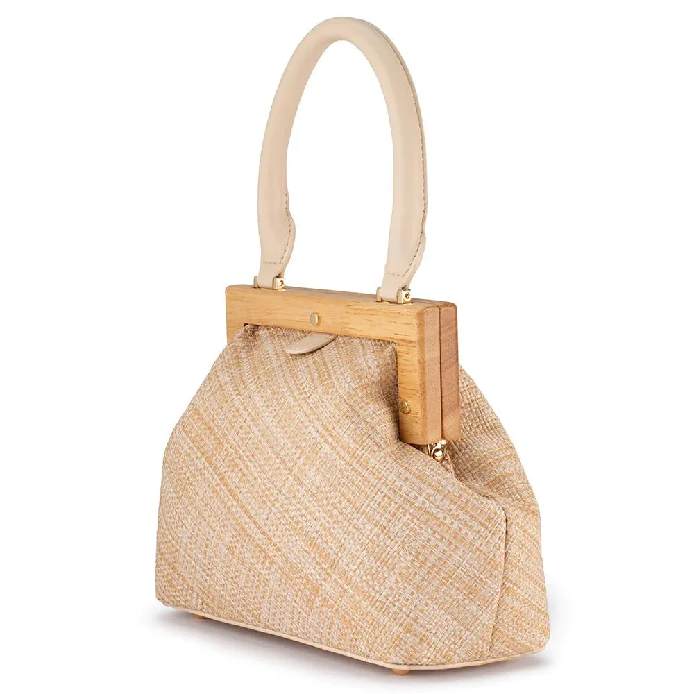 OB2123 PIPER STRAW HANDLE BAG