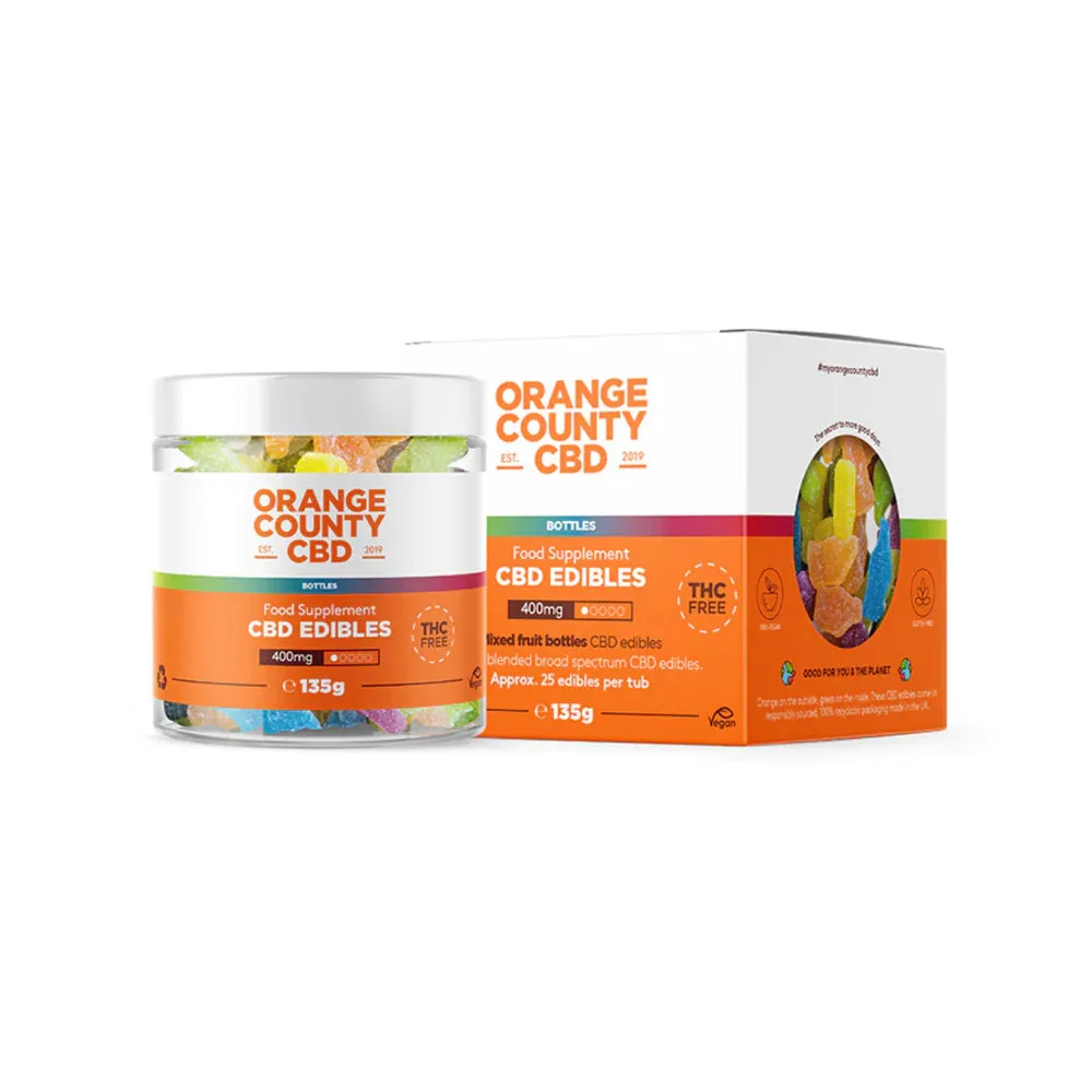 Orange County CBD - Gummy Bottles - Small Tub 135g