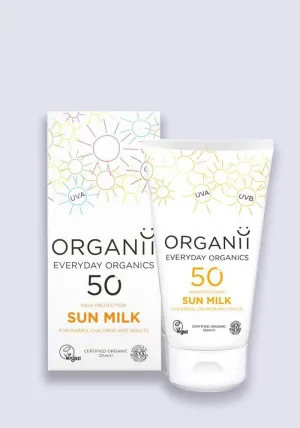 ORGANii Sun Milk Lotion SPF 50 125ml