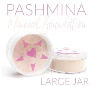 PASHMINA Heavy Coverage Mineral Foundation/Concealer - LARGE SIZE JAR